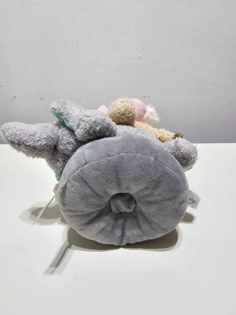 Moon & Stars Plush Stack Animal Rattle Toy - Pink, Cream, Gray, Brown NEW